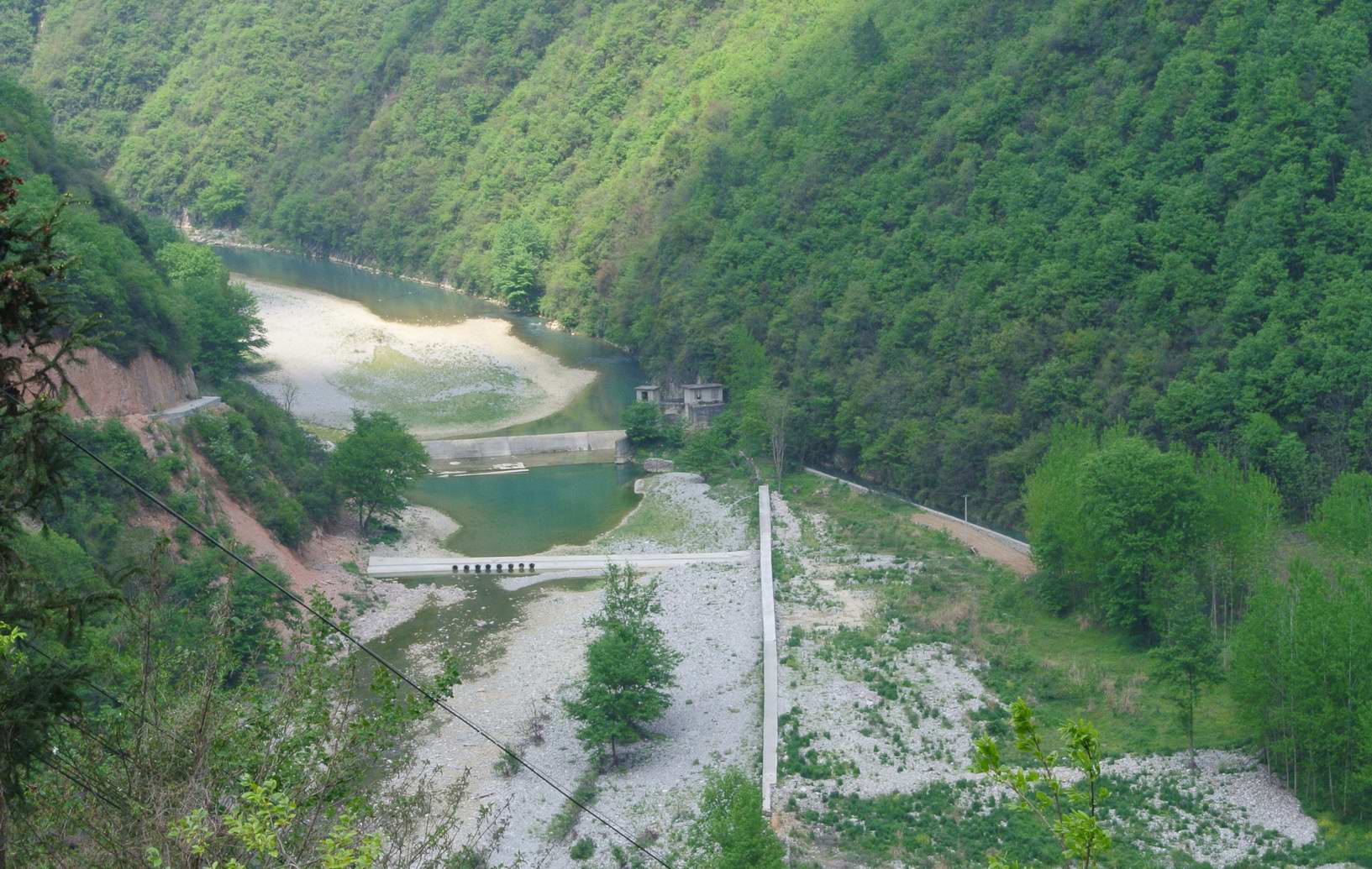 这是与白浴河汇流入三道河的地方